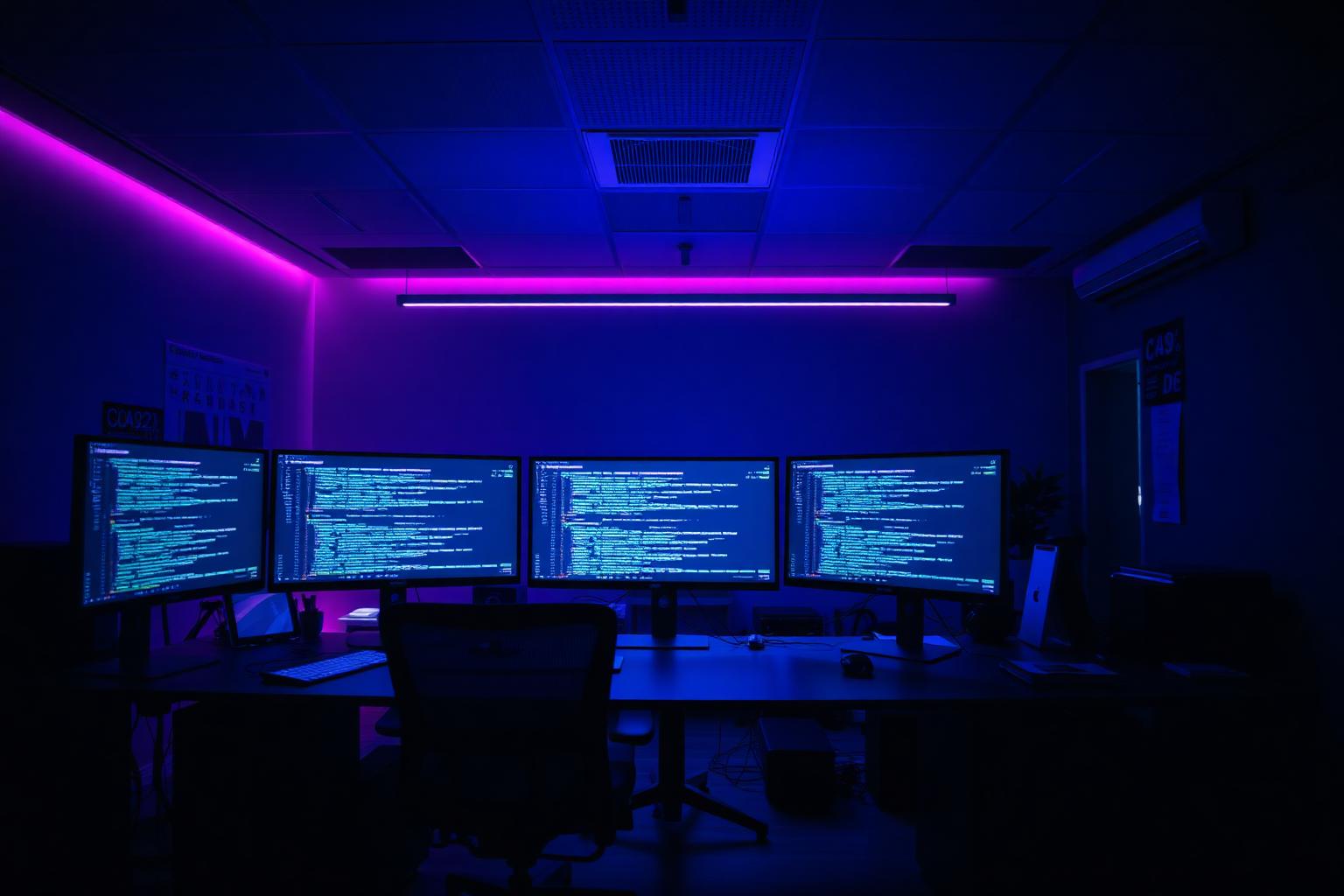 Il team SLCloud al lavoro nel suo studio di sviluppo