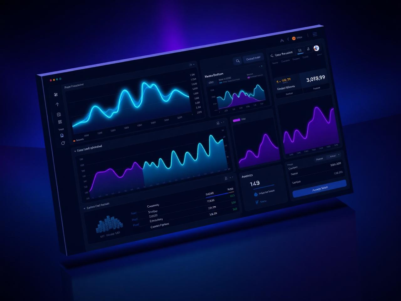 Mockup del progetto Piattaforma analytics B2B